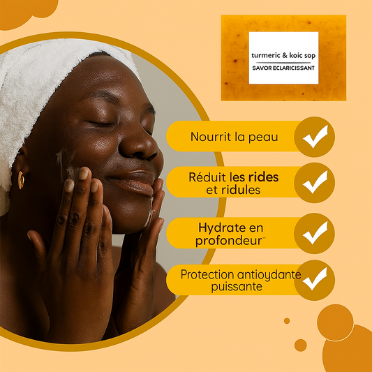 Savon Glow au Curcuma et Kojic.